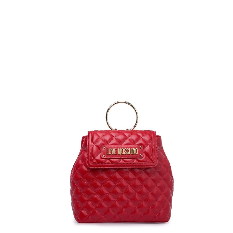 Love Moschino Quilted Backpack red JC4206PP07KA0500