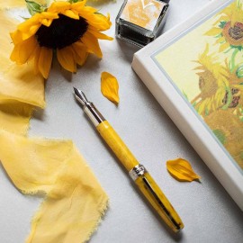 Penna stilografica Visconti Van Gogh Sunflower FP EF (A66) KP12-05-FPEF_KIT