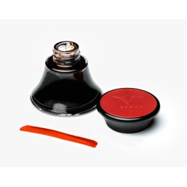 Visconti Glass Inkwell Red 50ml