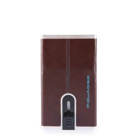 Compact wallet Piquadro per banconote e carte di credito PP4891B2R/MO mogano