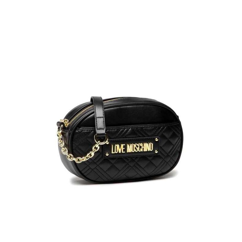 Love Moschino Quilted Shoulder Bag Black