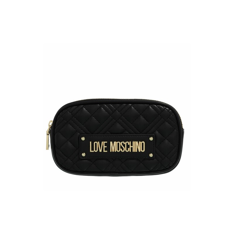 Love Moschino Zip Around Wallet Black