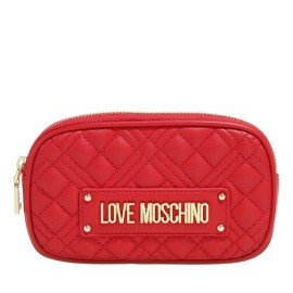Love Moschino Quilted Zip Around Wallet Red