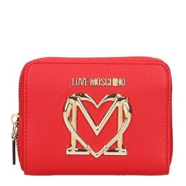 Love Moschino Portafoglio rosso con logo frontale JC5671PP0ELZ0500