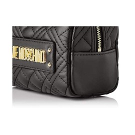 Love Moschino Quilted Beauty Bag Black