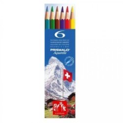 Caran d'Ache Matite Colorate acquarellabili PRISMALO Aquarelle 6 colori