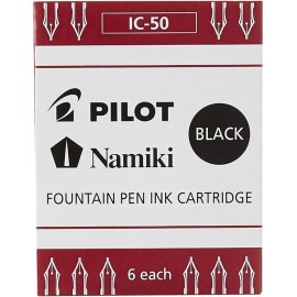 Pilot Fountain pen Ink Cartridges Black - 6 each