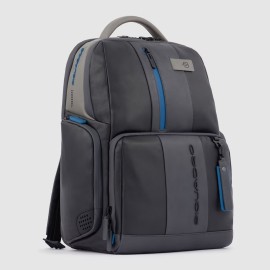 Zaino porta computer 15,6" fast-check Piquadro Nero/Grigio CA4550UB00BM/NGR