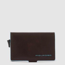 Porta carte di credito in metallo Piquadro Blue Square PP5649B2R/MO