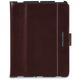 Piquadro iPad®Pro 10,5 stand up leather Case Blu Square AC4284B2/MO