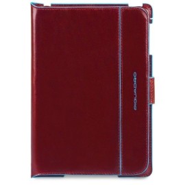 iPad®Pro 10,5 stand up leather Case Piquadro Blu Square Red AC4284B2/R