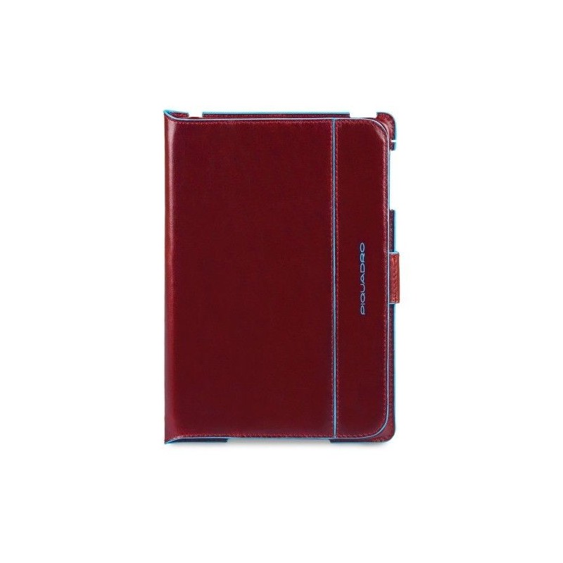 Cover in pelle a leggio iPad®Pro 10,5 Piquadro Blu Square Rosso AC4284B2/R