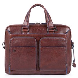 Piquadro Slim Computer Bag Dark Brown CA2849B2S/TM