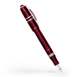 Visconti Homo Sapiens Demo Stones Ruby Fountain Pen - FPM