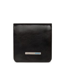 Piquadro Soft Coin Pouch Blue Square Black PU2636B2/N