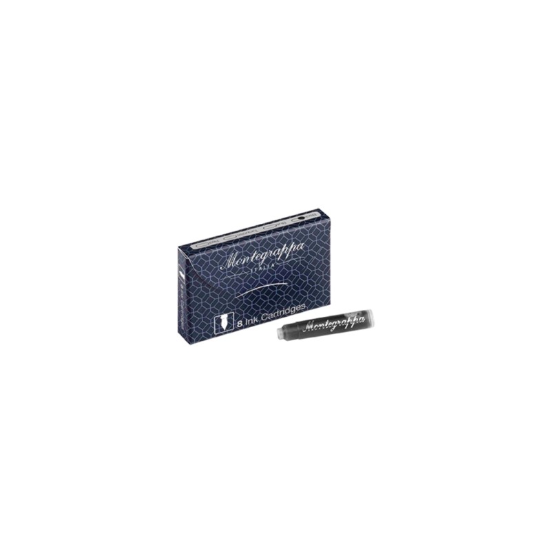 Cartucce Montegrappa Black 8 pezzi IA00C0EC