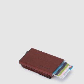 Piquadro Credit card Holder with sliding system Black Square PP5959B3R/CU