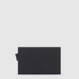 Piquadro Credit card holder with sliding system Black Square PP5959B3R/N Black
