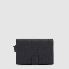 Piquadro 紧凑型双钱包，带滑动系统 黑色 方形 黑色 PP5961B3R/N