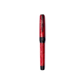 Penna stilografica Pineider LGB Rock Black Red FP F