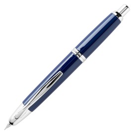 Pilot Capless Rhodium Trims Fountain Pen Blue Fine nib