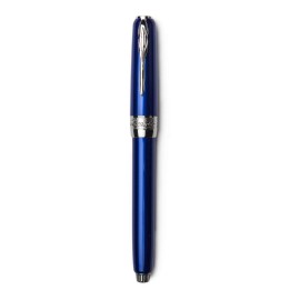 Pineider Full Metal Jacket Fountain pen Lightning Blue Fine nib 14kt