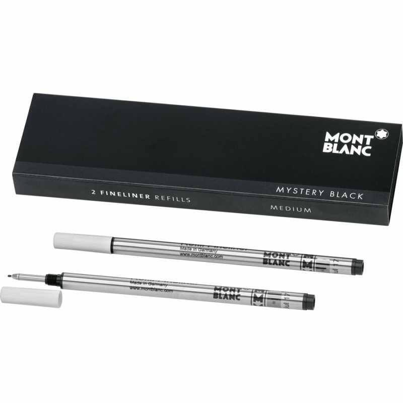 Refill fineliner Montblanc nero M 128246 confezione contenente 2 refill