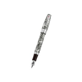 Penna stilografica Montegrappa Skulls & Roses Pennino F - Ed. Limitata