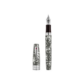 Penna stilografica Montegrappa Skulls & Roses Pennino F - Ed. Limitata