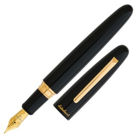 Esterbrook Estie Oversize Fountain Pen Ebony Black Gold E176-M