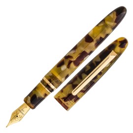Penna stilografica Esterbrook Estie Tortoise Gold trim E136-M