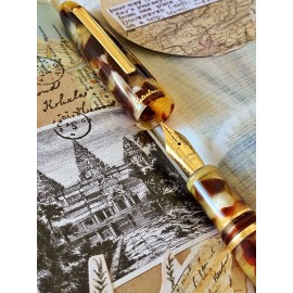 Esterbrook Estie Fountain Pen Tortoise Gold Trim E136-F