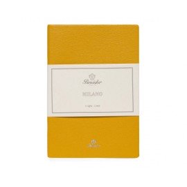 Pineider Lined Notes Milano  Medium Yellow 14,5x21 cm