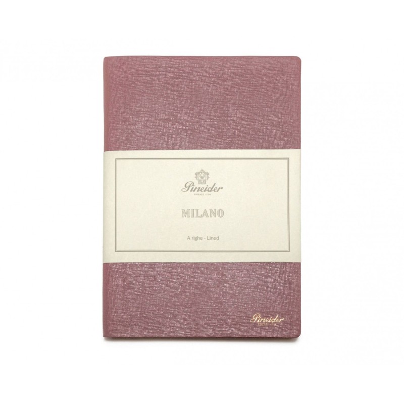 Pineider Lined Notes Milano Large 19x25 cm Lilac