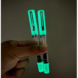 Penna stilografica Twsbi Eco Glow Green pennino EF M2532290