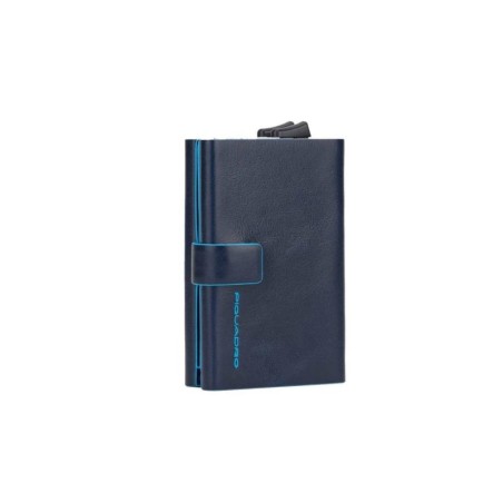 Porta carte di credito con sliding system Piquadro Blue Square PP5961B2R/BLU2