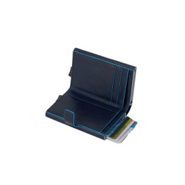 Porta carte di credito con sliding system Piquadro Blue Square PP5961B2R/BLU2