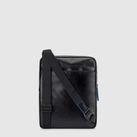 Piquadro iPad® Crossbody Bag Blue Square Black CA5943B2V/N