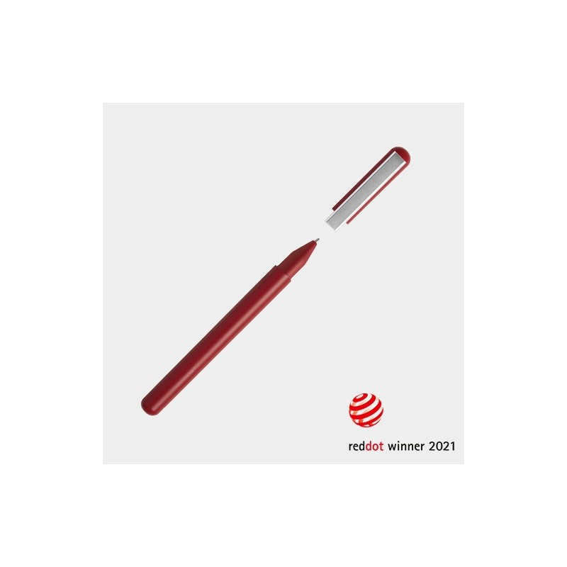 Lexon C-Pen Memory Red ballpoint pen with USB-C flash memory