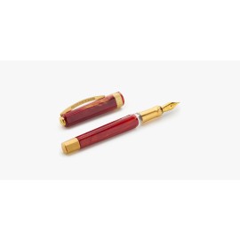 Visconti Opera Gold Red Fountain Pen - Fine nib- KP42-01-FPF