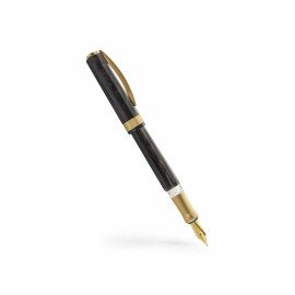 Penna stilografica Visconti Opera Gold Black - Pennino F - KP42-03-FPF