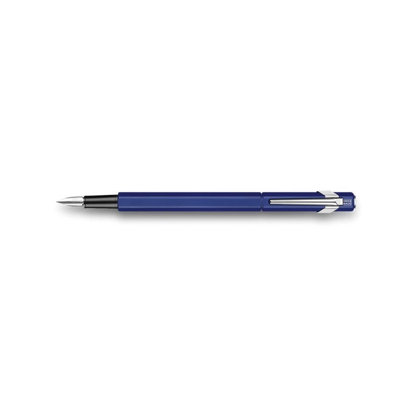 Caran D'Ache Fountain Pen 849 Metal Blue Medium nib