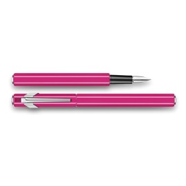 Caran D'Ache Fountain Pen 849 Matal Pink Fluo Medium nib