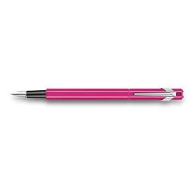 Caran D'Ache Fountain Pen 849 Matal Pink Fluo Medium nib