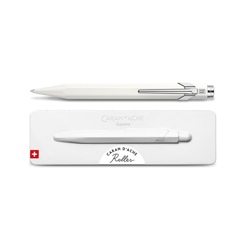 Penna Roller Caran D'Ache 846 Bianco