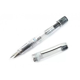 Pilot Prera Clear Black Fountain Pen - Fine nib