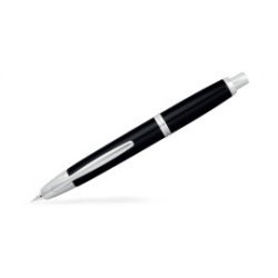 Pilot Capless Rhodium Trims Fountain Pen Black Medium nib