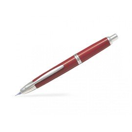 Pilot Capless Rhodium Trims Fountain Pen Red Fine nib