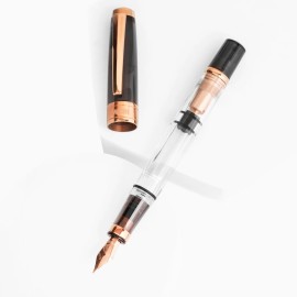 Penna stilografica Twsbi Diamond 580 Smoke Rose Gold II pennino F M7447600