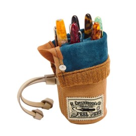 Esterbrook 2 GO Cup British Tan Pen Case for 6 pen